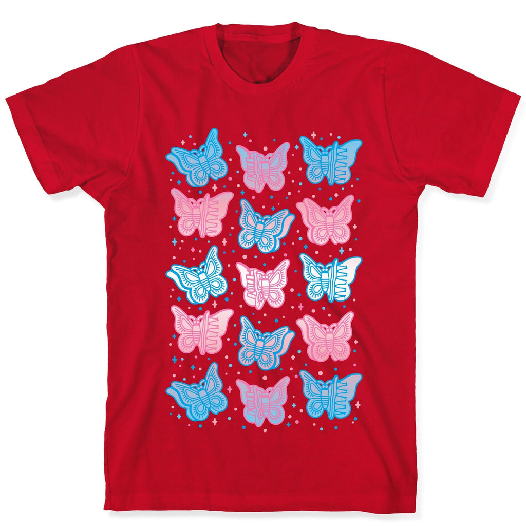 Butterfly Clips Trans Pride  T-Shirt Hoodie, Sweatshirt | CoreVibeTees.com (Image 5)