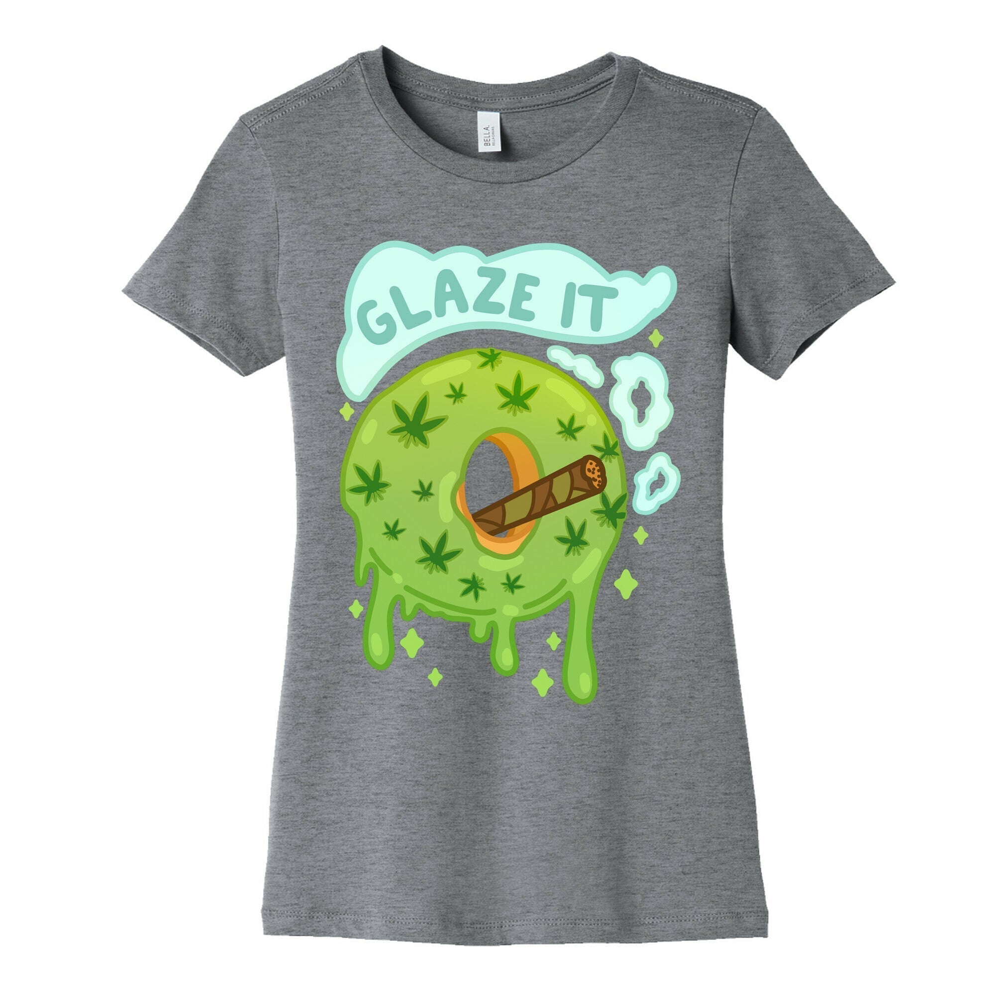 Glaze It Donut Women's Cotton Tee Hoodie, Sweatshirt | CoreVibeTees.com (Image 2)