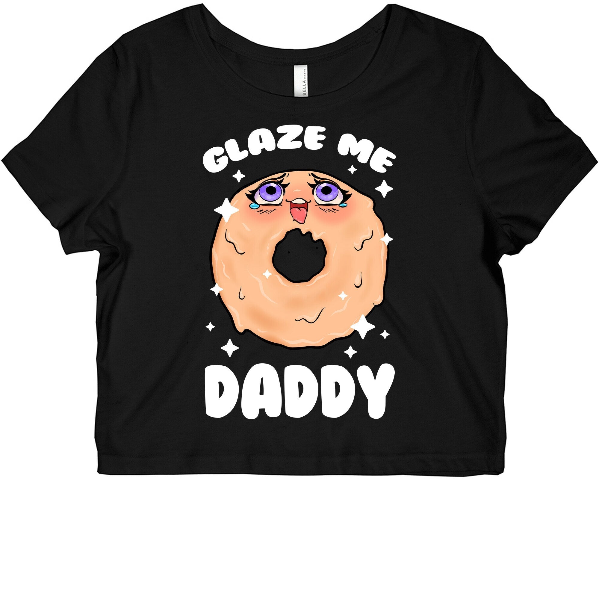 Glaze Me Daddy Graphic Baby Tee Hoodie, Sweatshirt | CoreVibeTees.com (Image 1)