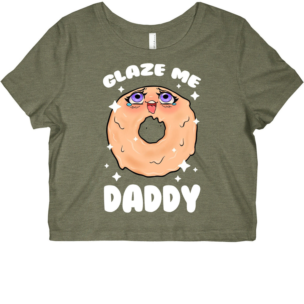 Glaze Me Daddy Graphic Baby Tee Hoodie, Sweatshirt | CoreVibeTees.com (Image 2)