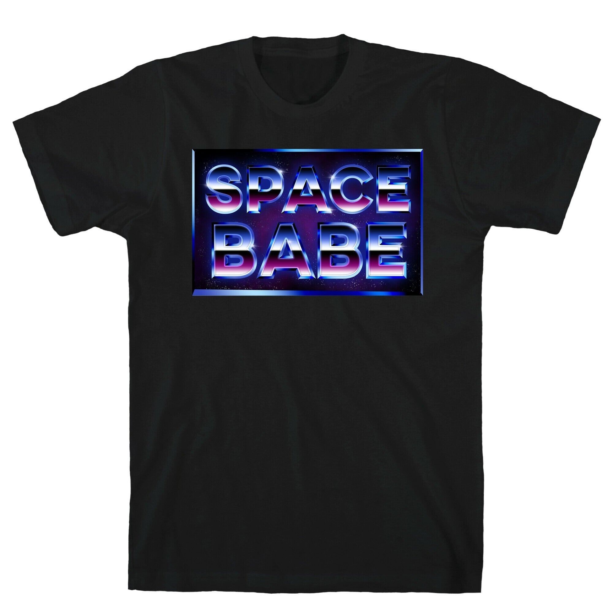 Chrome Space Babe T-Shirt Hoodie, Sweatshirt | CoreVibeTees.com (Image 1)