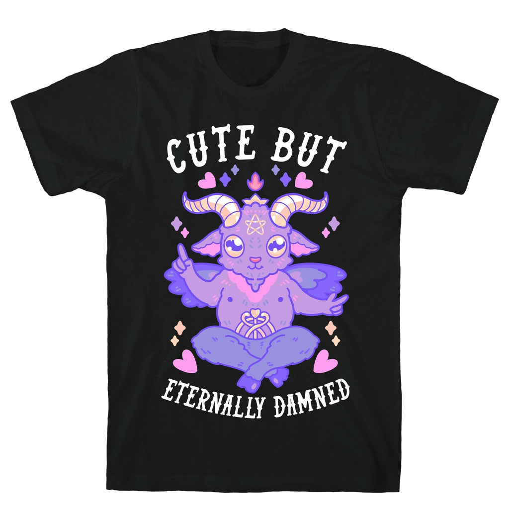 Cute But Eternally Damned T-Shirt Hoodie, Sweatshirt | CoreVibeTees.com (Image 1)