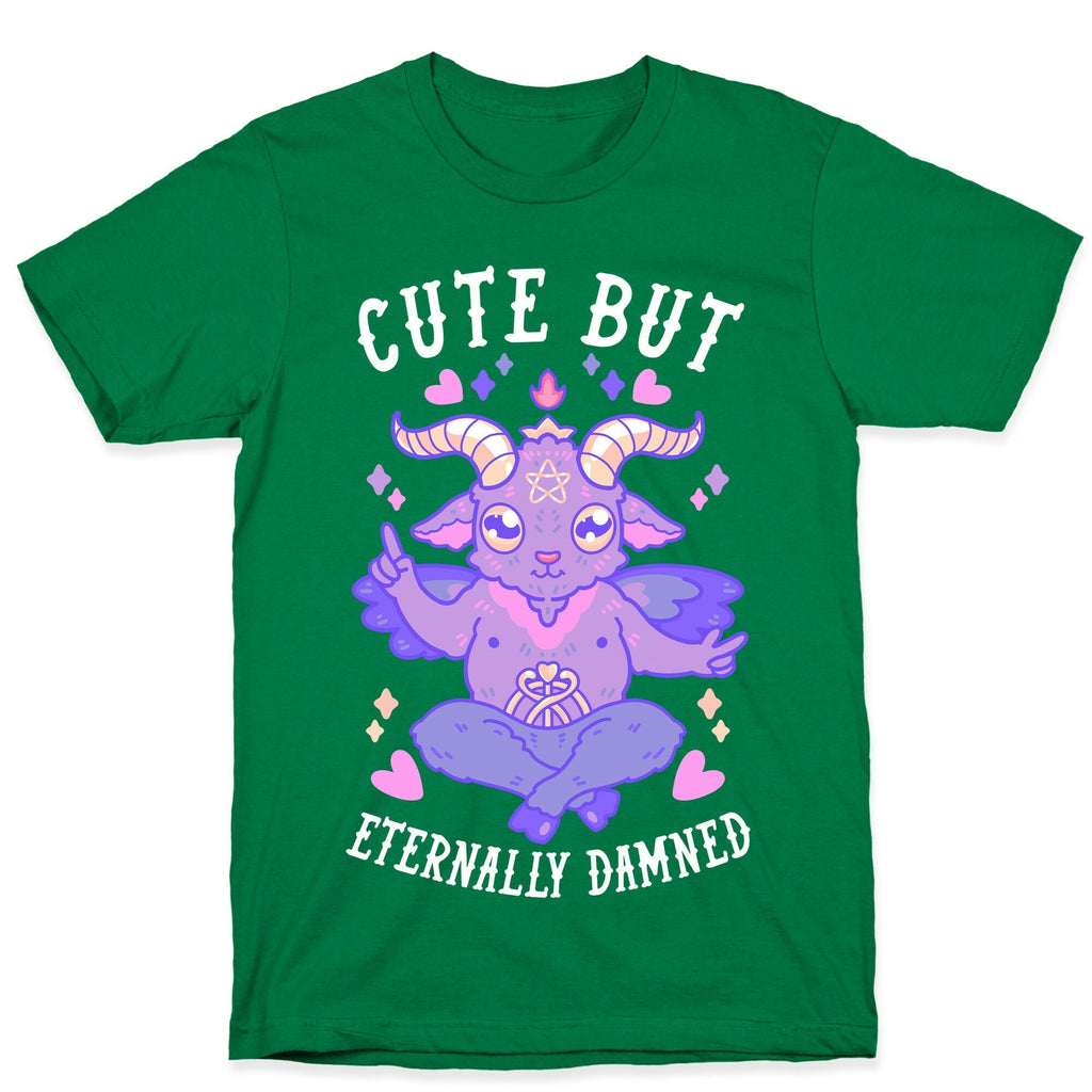 Cute But Eternally Damned T-Shirt Hoodie, Sweatshirt | CoreVibeTees.com (Image 3)