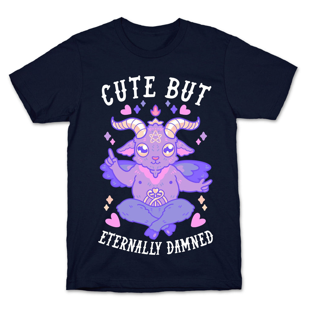 Cute But Eternally Damned T-Shirt Hoodie, Sweatshirt | CoreVibeTees.com (Image 4)