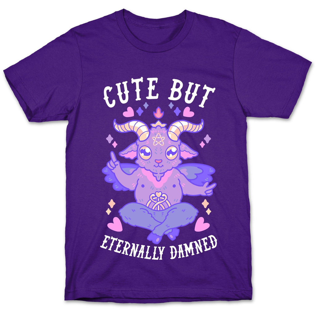 Cute But Eternally Damned T-Shirt Hoodie, Sweatshirt | CoreVibeTees.com (Image 5)