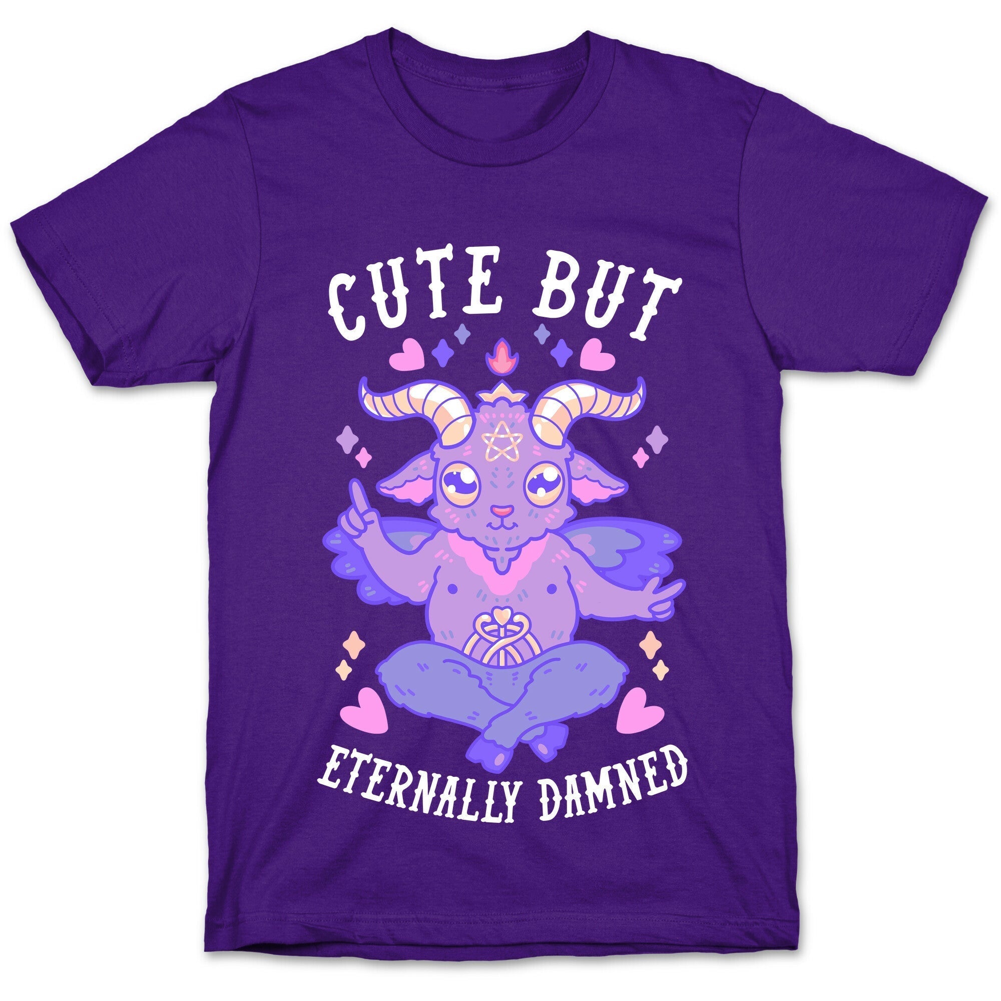 Cute But Eternally Damned T-Shirt Hoodie, Sweatshirt | CoreVibeTees.com (Image 5)