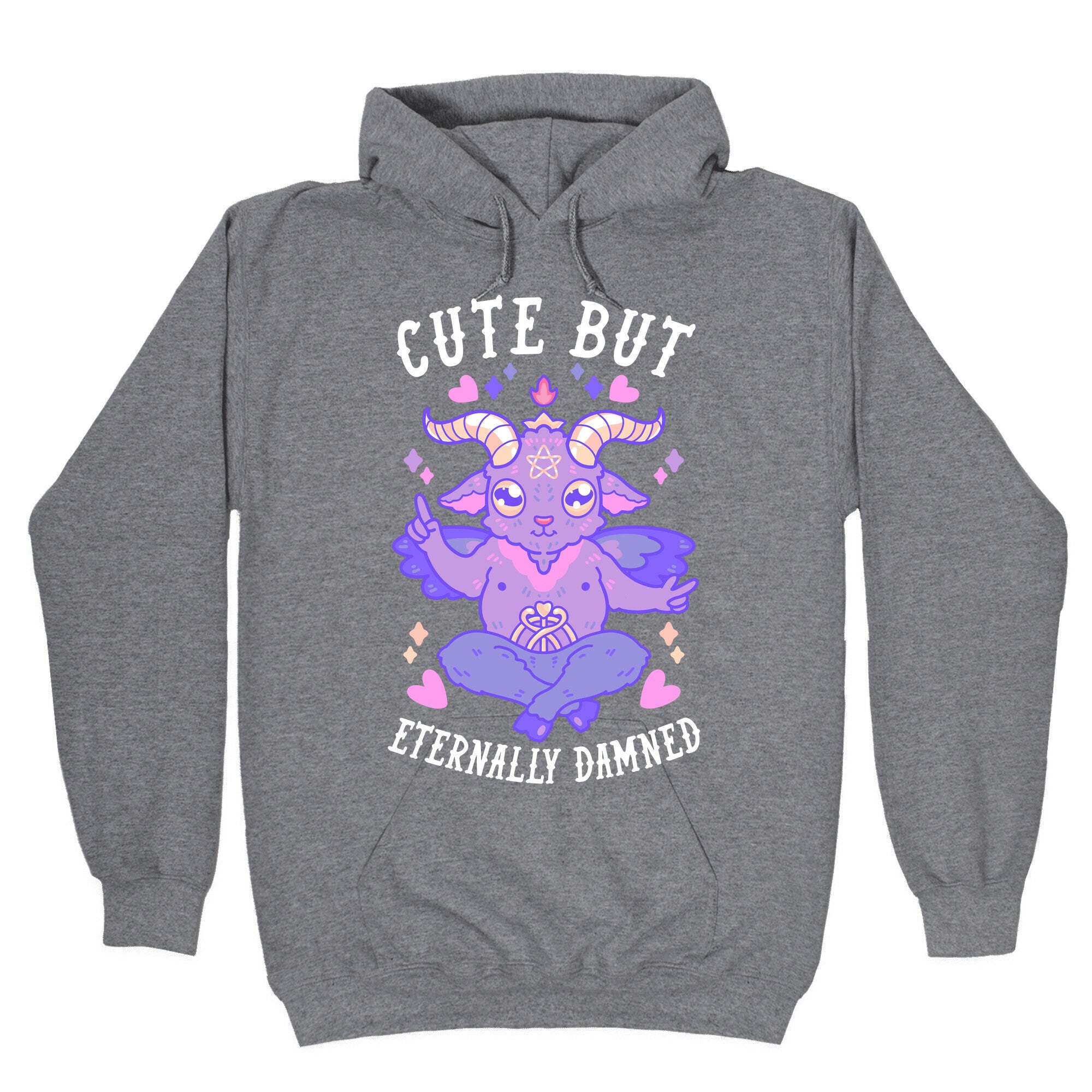 Cute But Eternally Damned Hoodie T-Shirts, Sweatshirt | CoreVibeTees.com (Image 1)