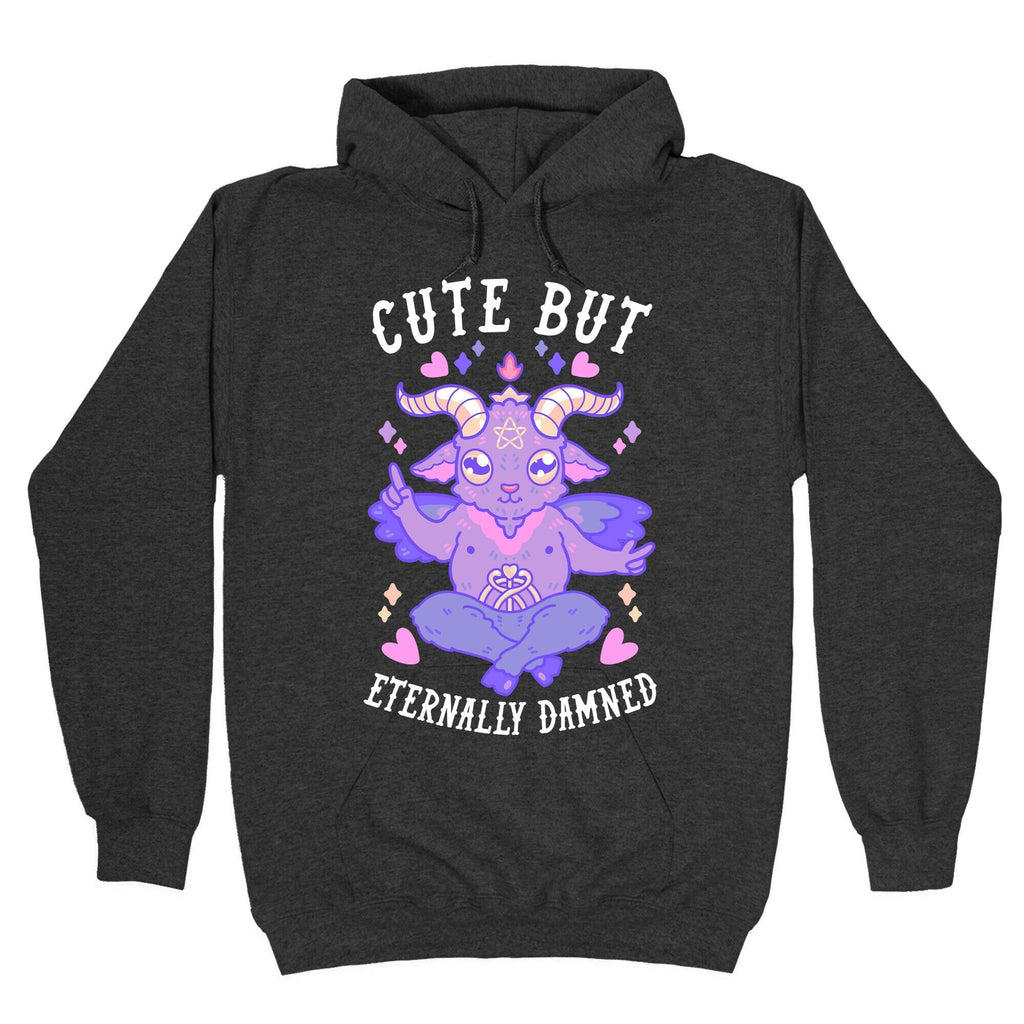 Cute But Eternally Damned Hoodie T-Shirts, Sweatshirt | CoreVibeTees.com (Image 3)