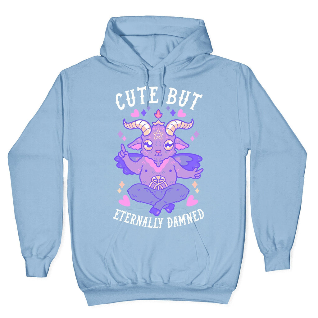 Cute But Eternally Damned Hoodie T-Shirts, Sweatshirt | CoreVibeTees.com (Image 4)