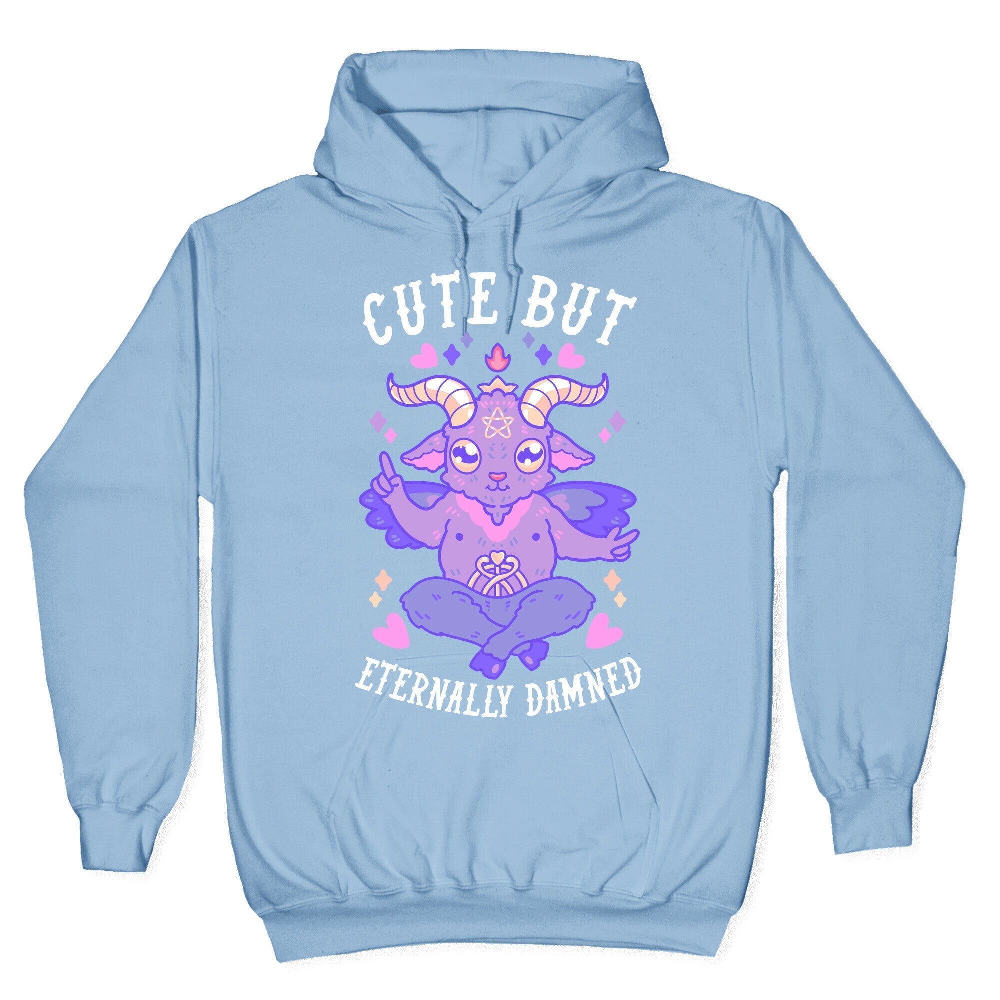 Cute But Eternally Damned Hoodie T-Shirts, Sweatshirt | CoreVibeTees.com (Image 4)