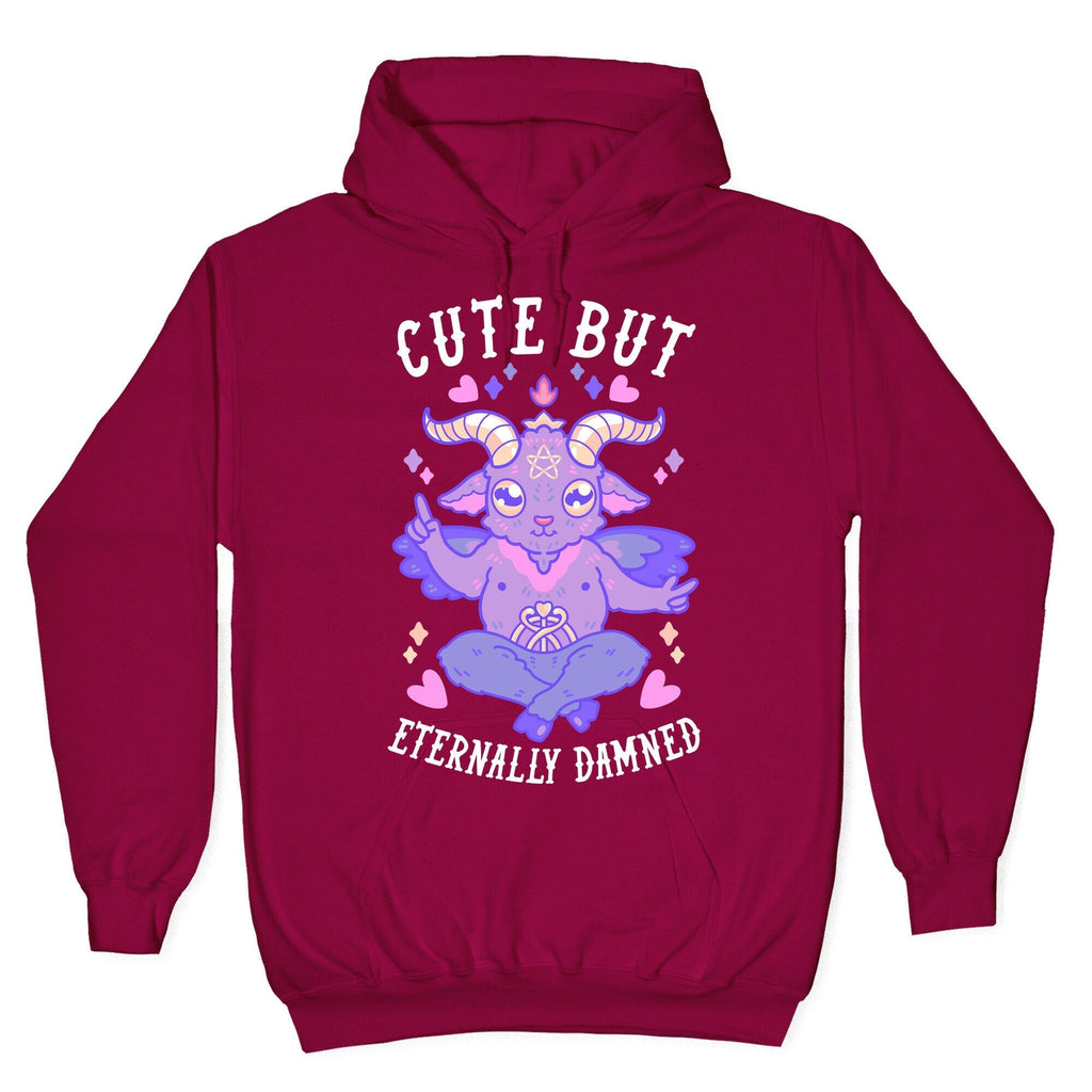 Cute But Eternally Damned Hoodie T-Shirts, Sweatshirt | CoreVibeTees.com (Image 5)