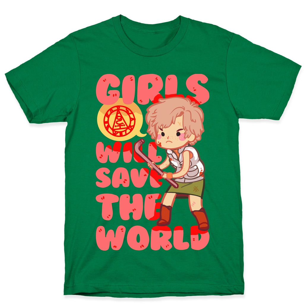Girls Will Save The World T-Shirt Hoodie, Sweatshirt | CoreVibeTees.com (Image 3)