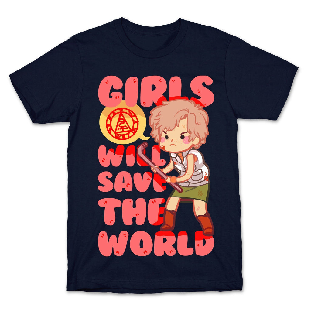 Girls Will Save The World T-Shirt Hoodie, Sweatshirt | CoreVibeTees.com (Image 4)