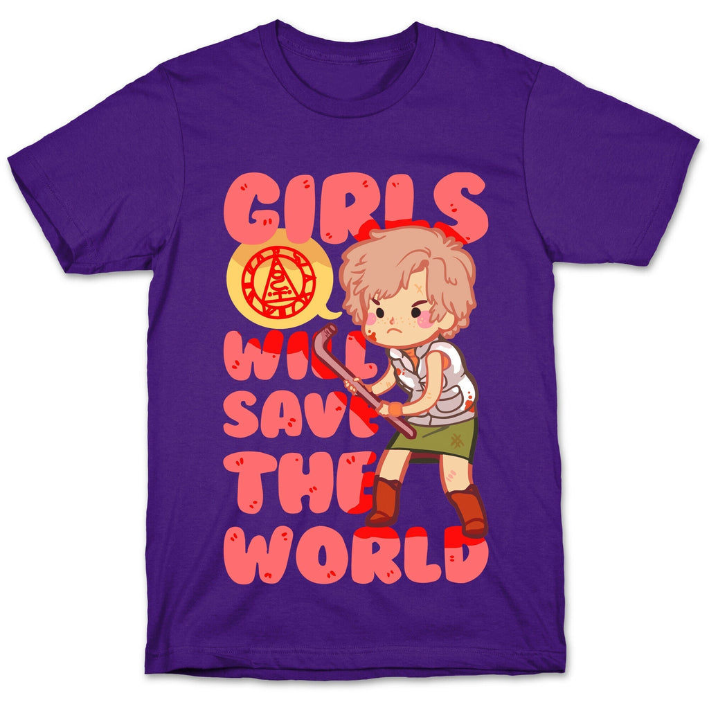 Girls Will Save The World T-Shirt Hoodie, Sweatshirt | CoreVibeTees.com (Image 5)