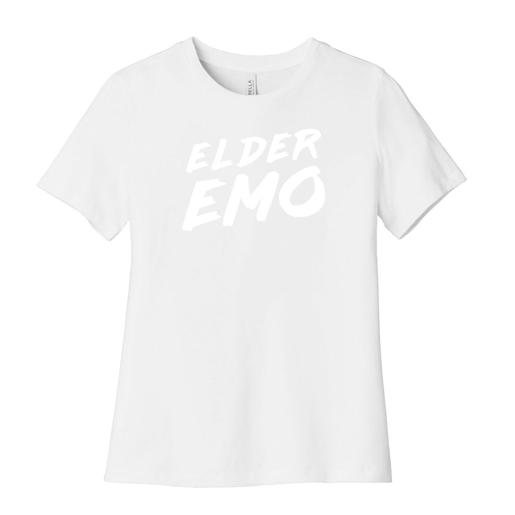 Elder Emo Women's Cotton Tee Hoodie, Sweatshirt | CoreVibeTees.com (Image 4)