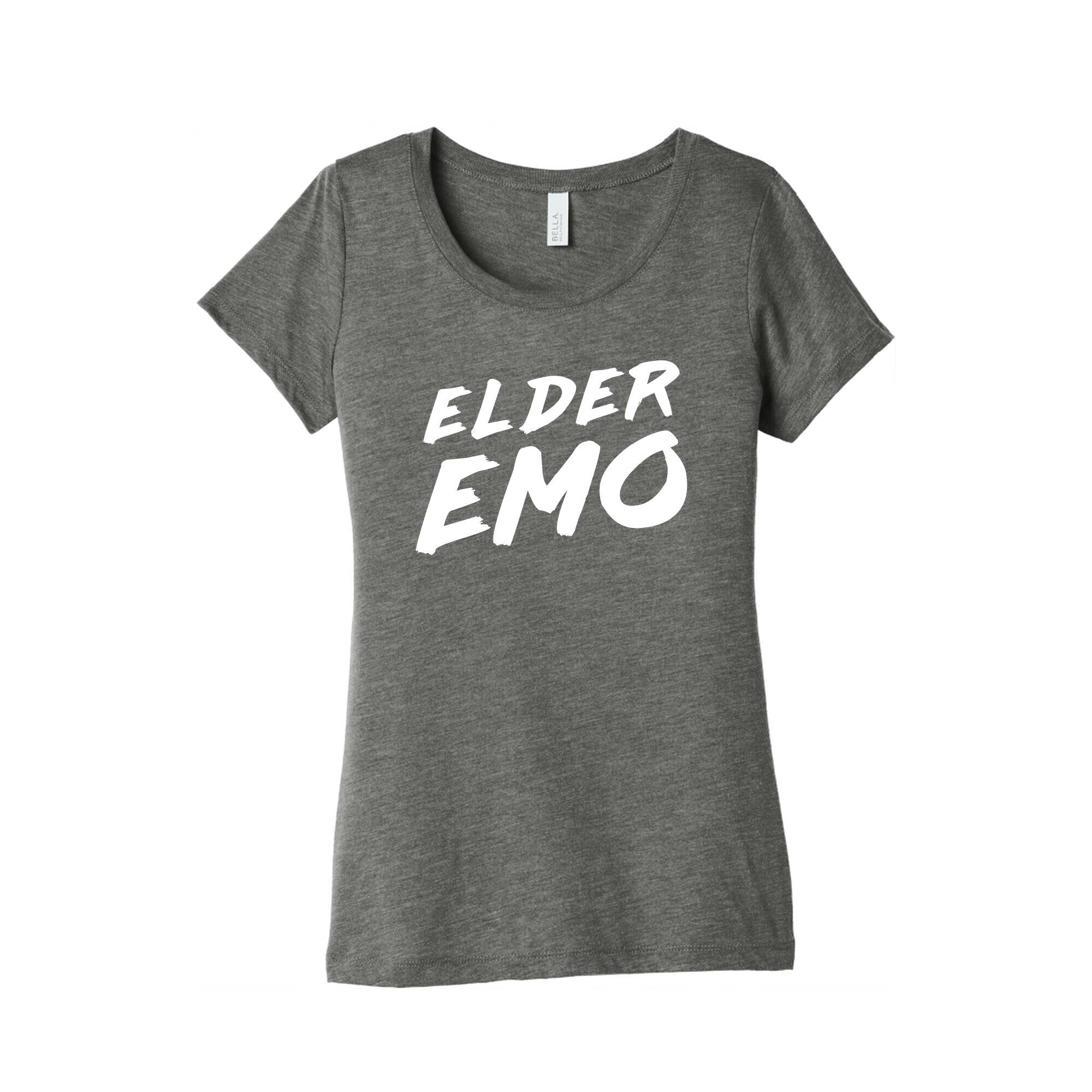 Elder Emo Women's Triblend Tee Hoodie, Sweatshirt | CoreVibeTees.com (Image 1)