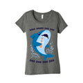Boba Shark Women's Triblend Tee Hoodie, Sweatshirt | CoreVibeTees.com