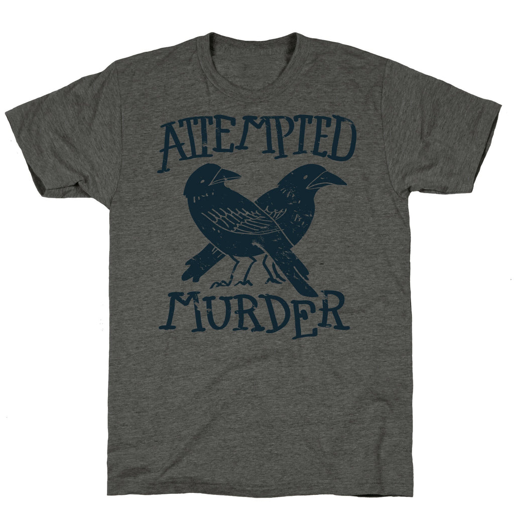 Attempted Murder Unisex Triblend Tee Style001 Hoodie, Sweatshirt | CoreVibeTees.com (Image 2)