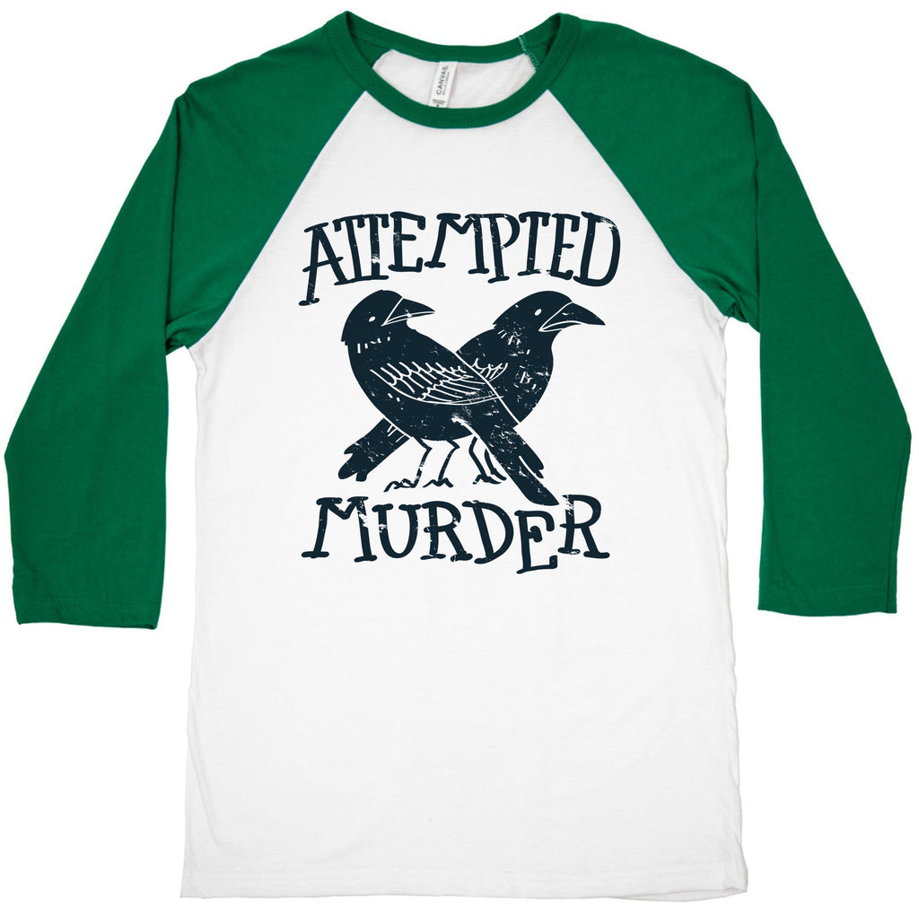 Attempted Murder Baseball Tee Style002 Hoodie, Sweatshirt | CoreVibeTees.com (Image 2)