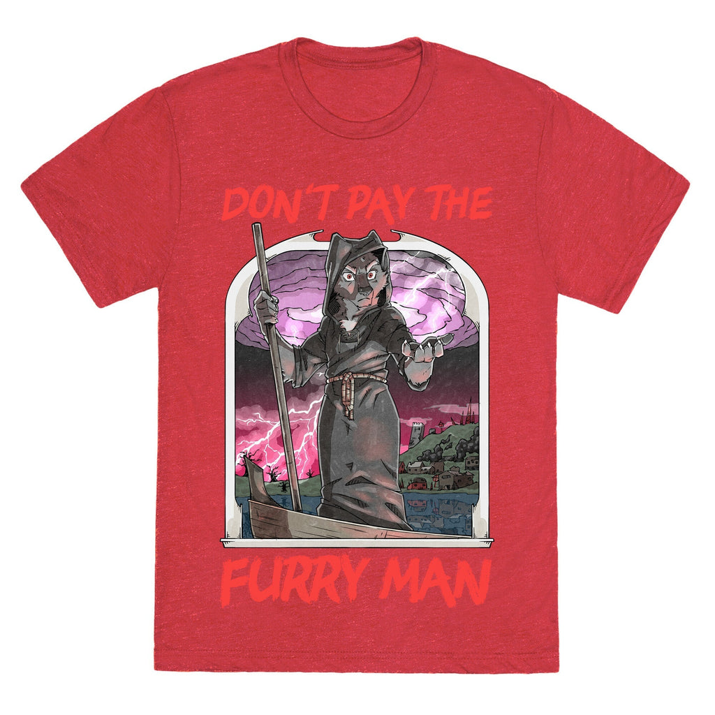 Don't Pay The Furry Man Unisex Triblend Tee Hoodie, Sweatshirt | CoreVibeTees.com (Image 4)