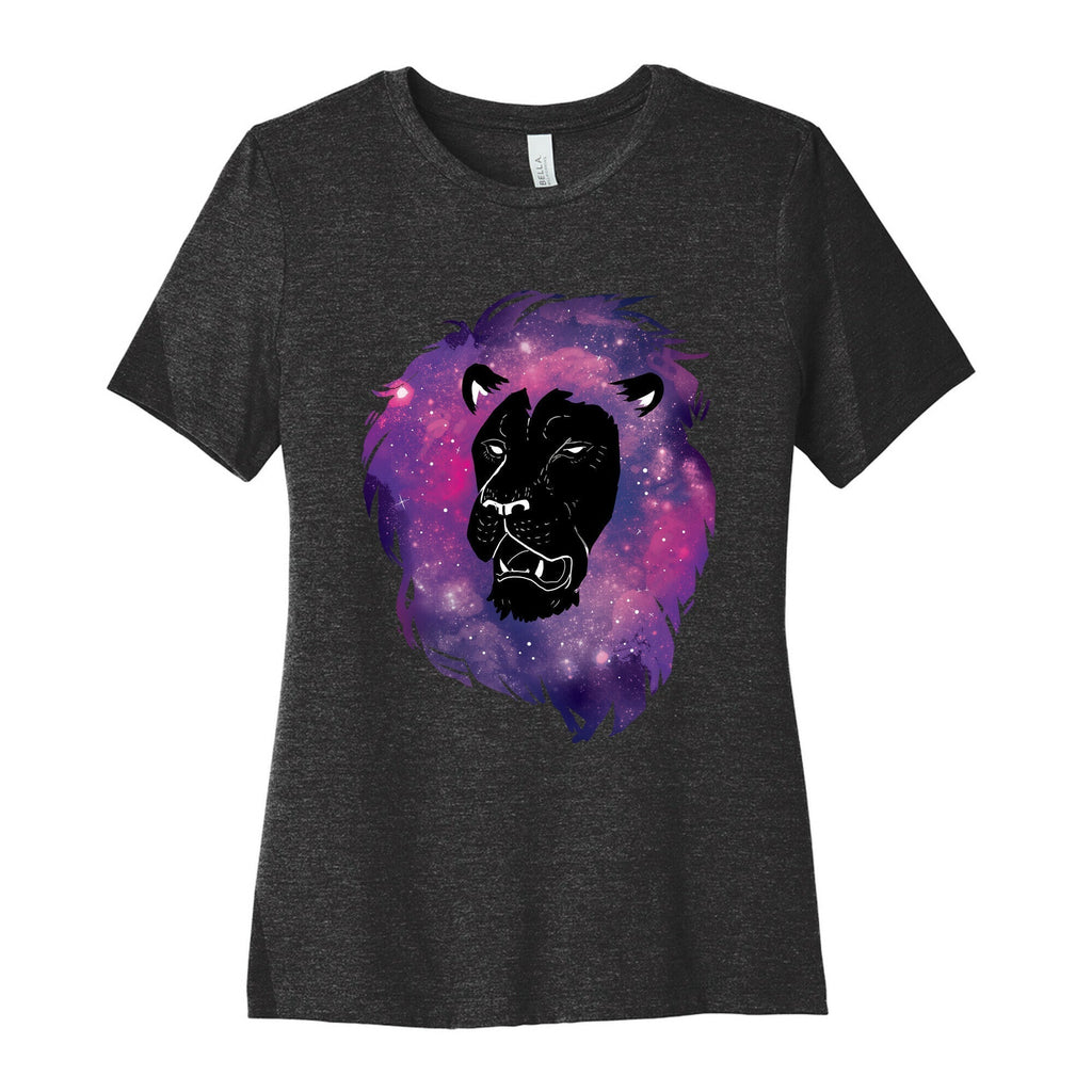 Galaxy Lion Women's Cotton Tee Hoodie, Sweatshirt | CoreVibeTees.com (Image 1)