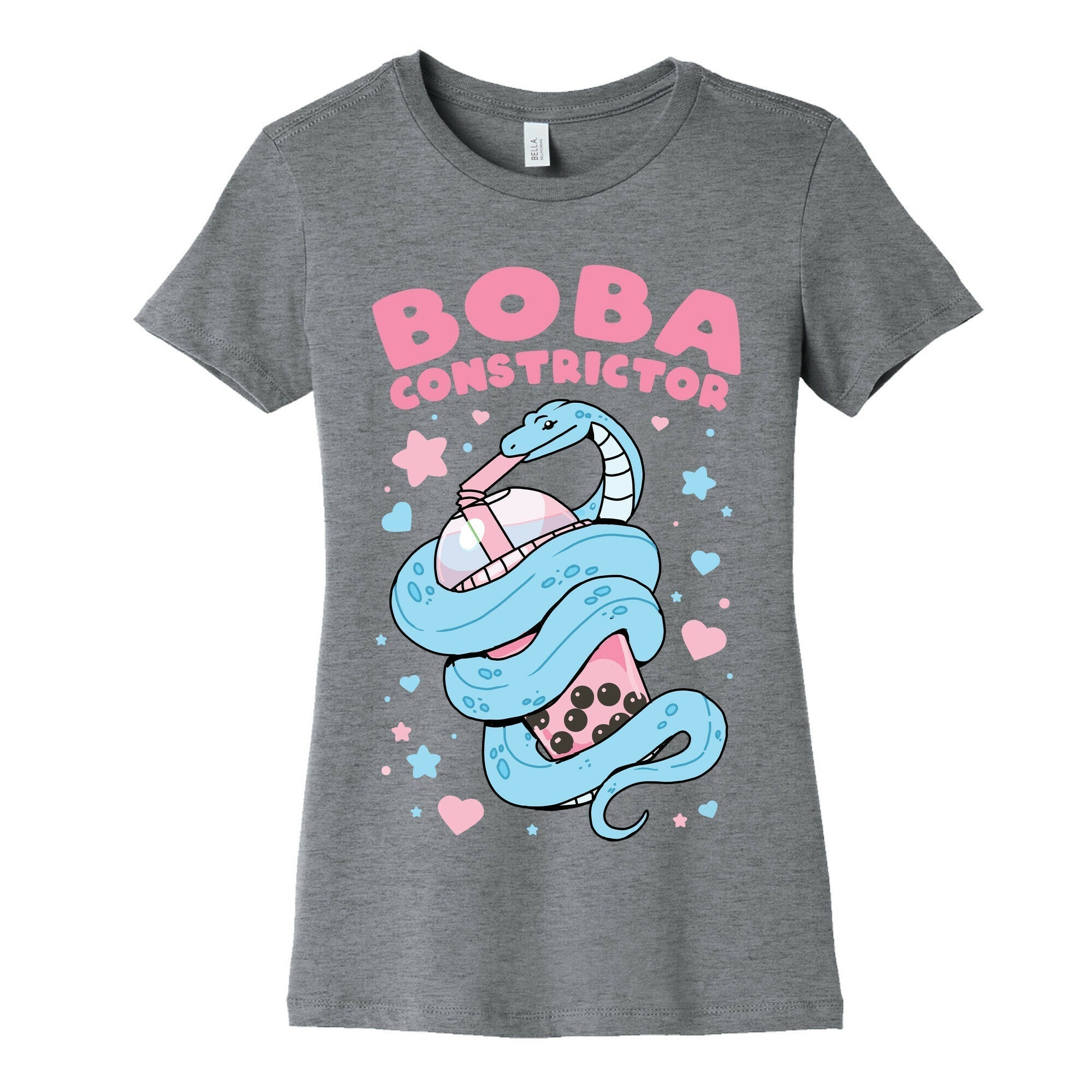 Boba Constrictor Women's Cotton Tee Hoodie, Sweatshirt | CoreVibeTees.com (Image 2)
