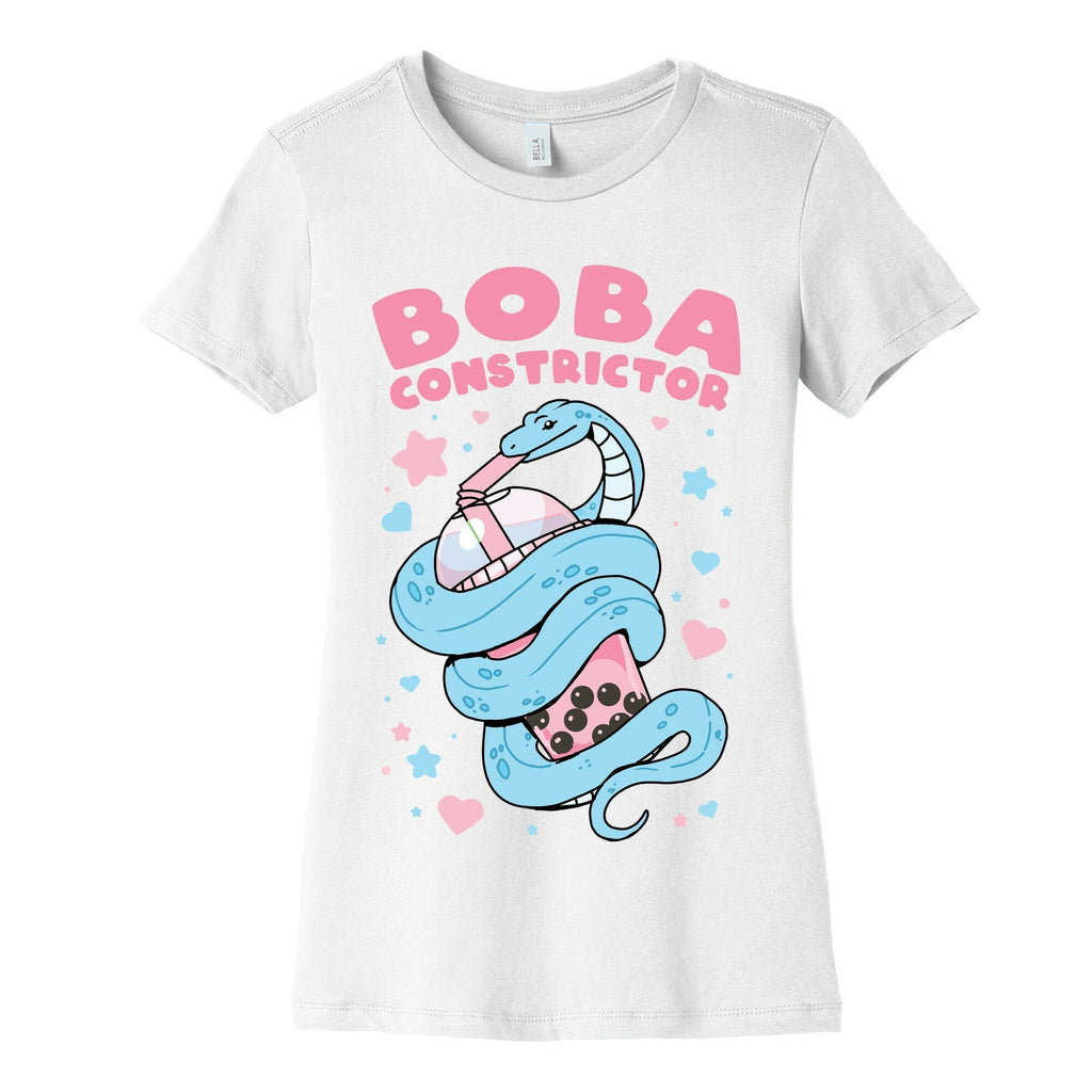 Boba Constrictor Women's Cotton Tee Hoodie, Sweatshirt | CoreVibeTees.com (Image 4)