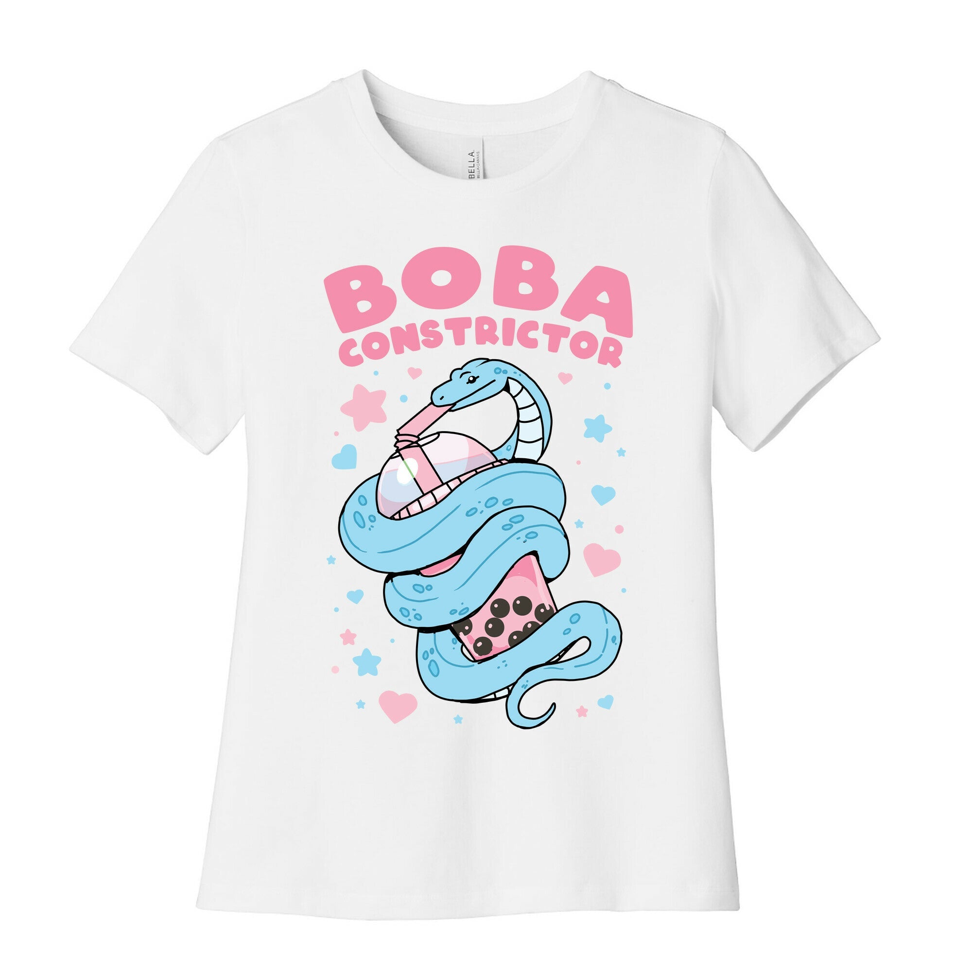 Boba Constrictor Women's Cotton Tee Hoodie, Sweatshirt | CoreVibeTees.com (Image 1)