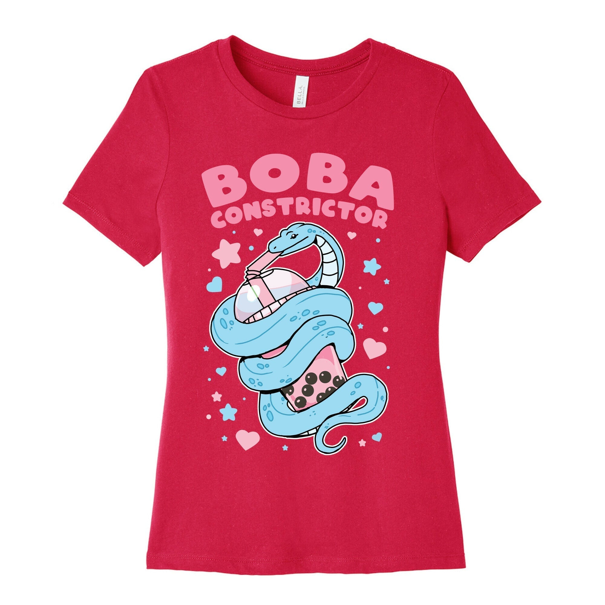 Boba Constrictor Women's Cotton Tee Style001 Hoodie, Sweatshirt | CoreVibeTees.com (Image 2)