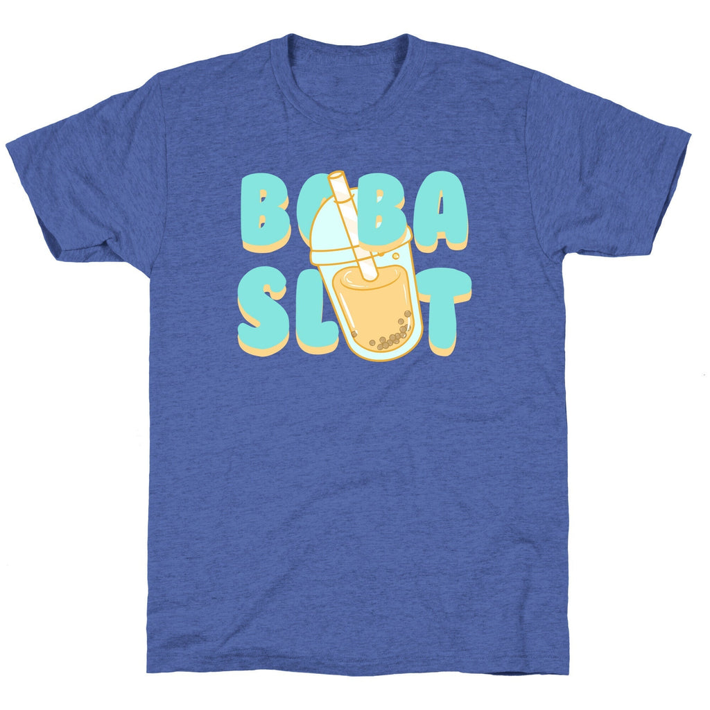 Boba Slut Unisex Triblend Tee Hoodie, Sweatshirt | CoreVibeTees.com (Image 4)