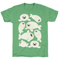 Baby Seals Pattern Study Unisex Triblend Tee Hoodie, Sweatshirt | CoreVibeTees.com (Image 1)