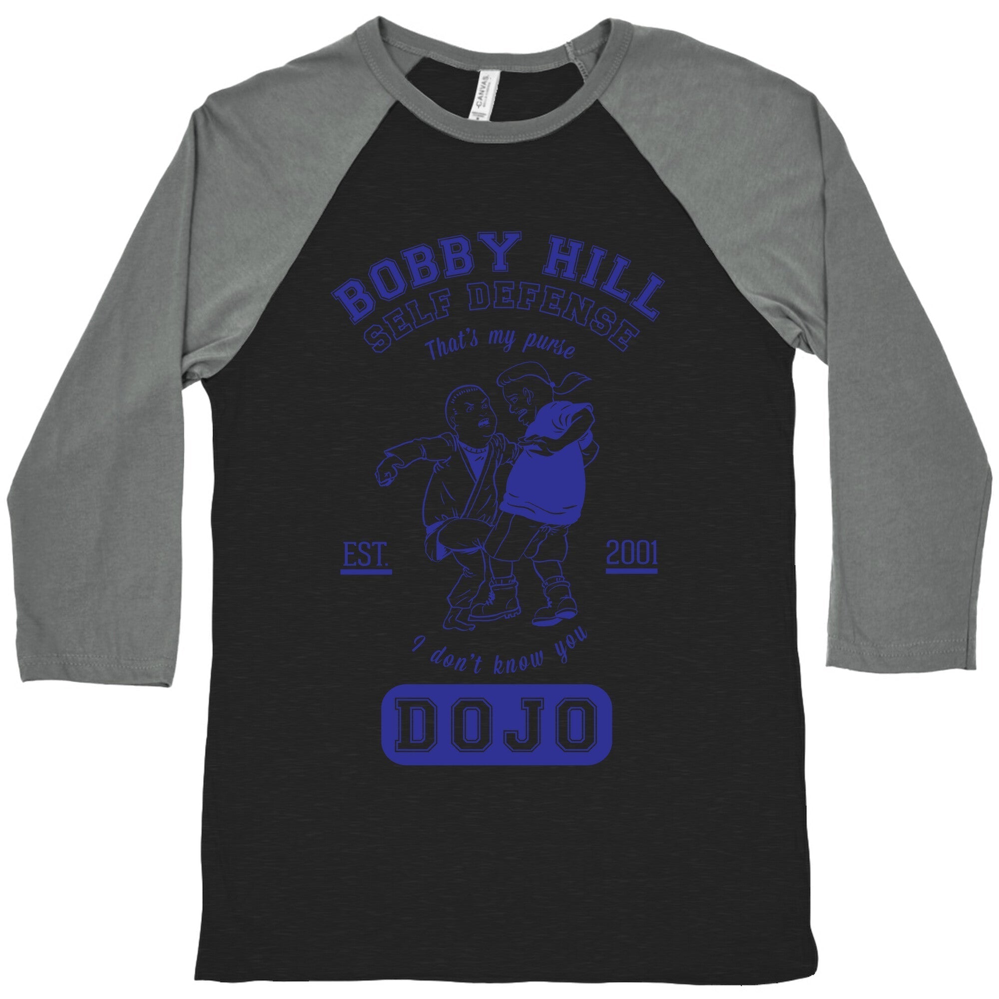 Bobby Hill Self Defense Dojo Baseball Tee Hoodie, Sweatshirt | CoreVibeTees.com (Image 3)