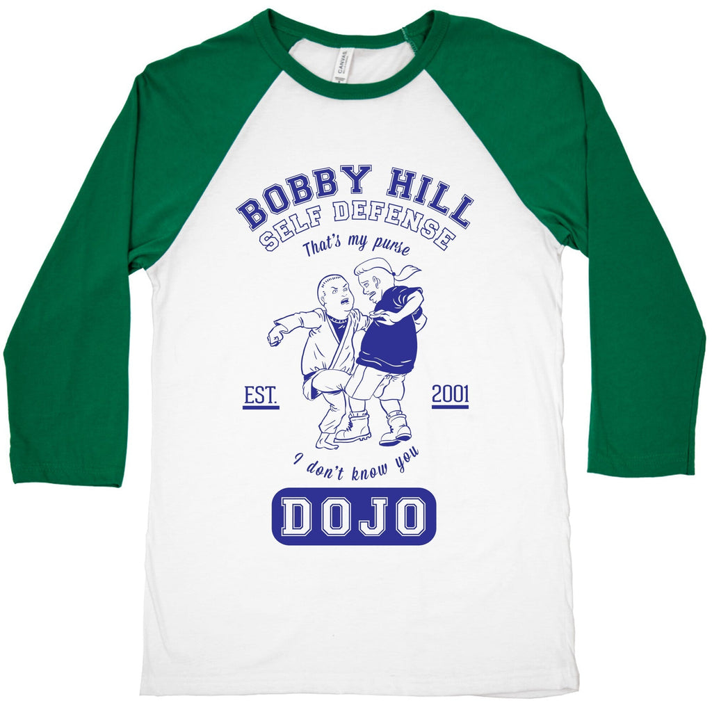Bobby Hill Self Defense Dojo Baseball Tee Hoodie, Sweatshirt | CoreVibeTees.com (Image 2)