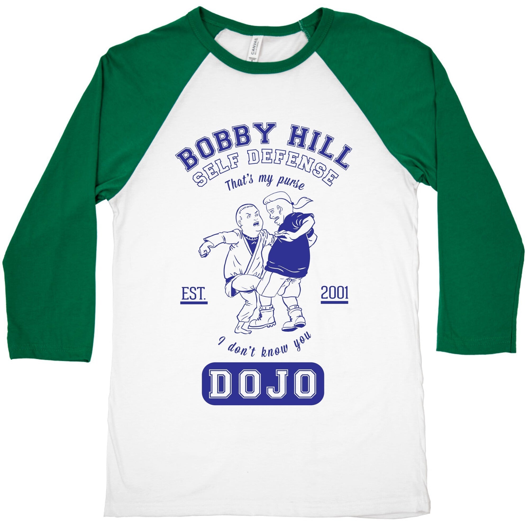 Bobby Hill Self Defense Dojo Baseball Tee Hoodie, Sweatshirt | CoreVibeTees.com (Image 2)