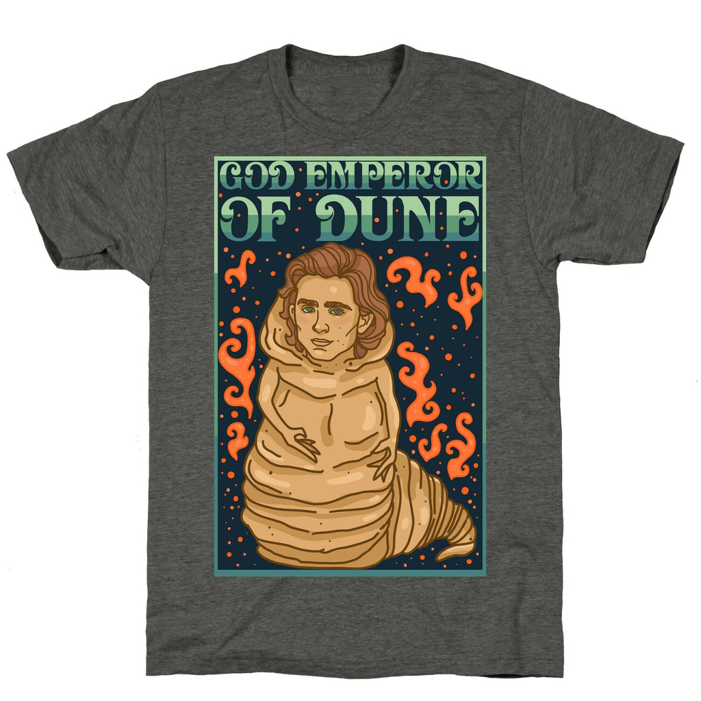 God Emperor Of Dune Timoth√©e Chalamet Unisex Triblend Tee Hoodie, Sweatshirt | CoreVibeTees.com (Image 2)