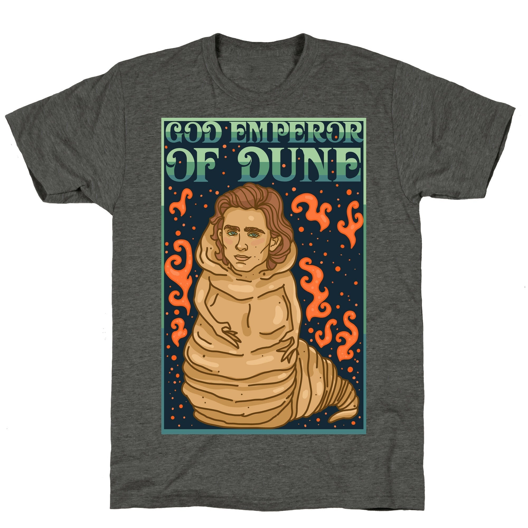God Emperor Of Dune Timoth√©e Chalamet Unisex Triblend Tee Hoodie, Sweatshirt | CoreVibeTees.com (Image 2)