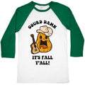 Gourd Damn It's Fall Y'all! Baseball Tee Hoodie, Sweatshirt | CoreVibeTees.com (Image 1)