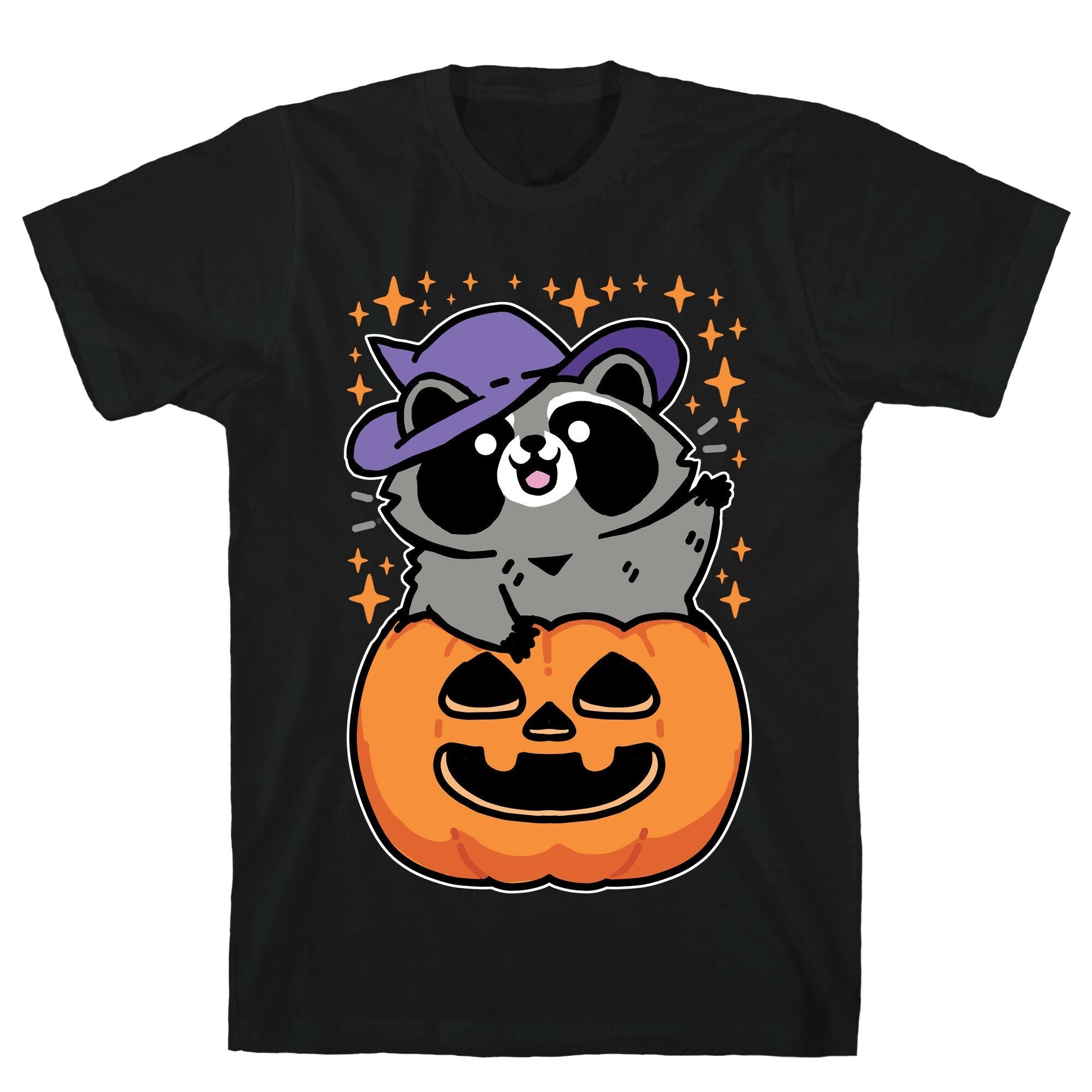 Cute Halloween Raccoon T-Shirt Hoodie, Sweatshirt | CoreVibeTees.com (Image 1)