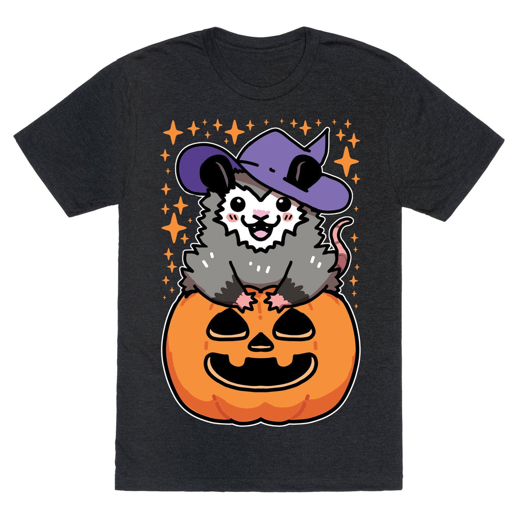 Cute Halloween Possum Unisex Triblend Tee Hoodie, Sweatshirt | CoreVibeTees.com (Image 1)