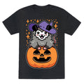Cute Halloween Possum Unisex Triblend Tee Hoodie, Sweatshirt | CoreVibeTees.com (Image 1)