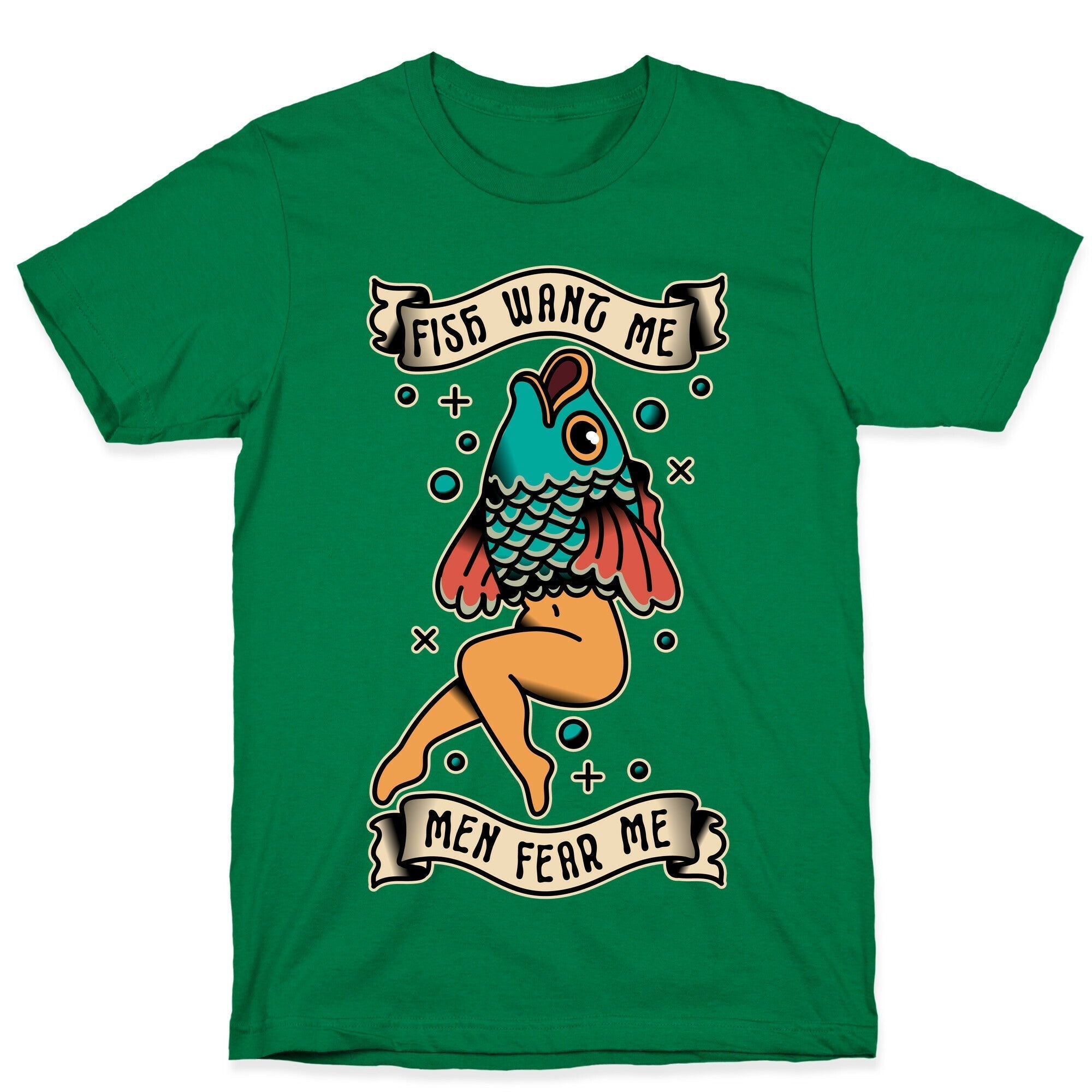 Fish Want Me Men Fear Me Reverse Mermaid T-Shirt Hoodie, Sweatshirt | CoreVibeTees.com (Image 3)