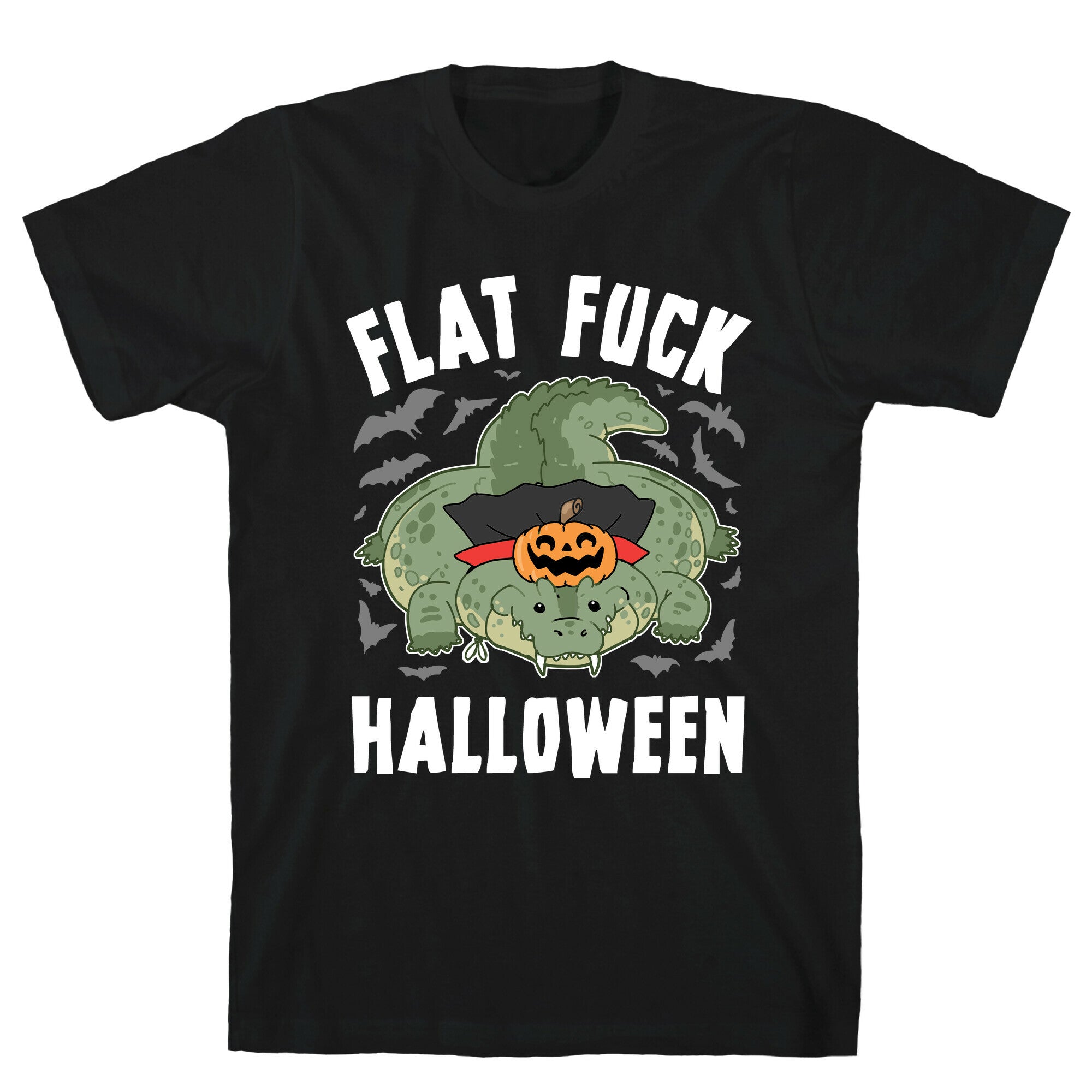 Flat Fuck Halloween T-Shirt Hoodie, Sweatshirt | CoreVibeTees.com (Image 1)