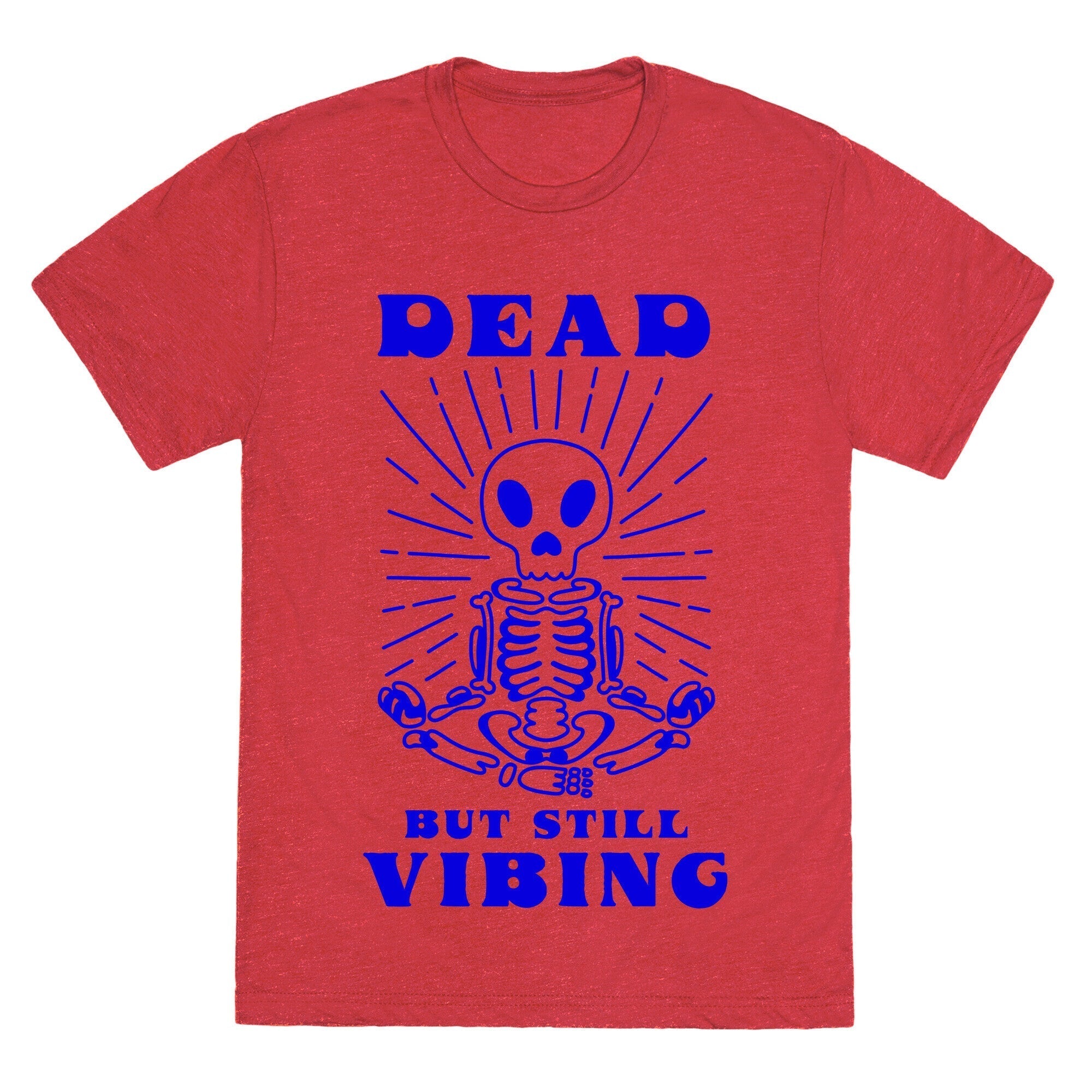 Dead But Still Vibing Unisex Triblend Tee Hoodie, Sweatshirt | CoreVibeTees.com (Image 3)