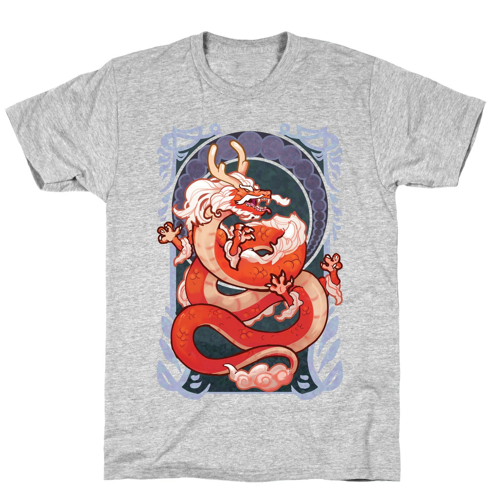 Art Nouveau Dragon T-Shirt Hoodie, Sweatshirt | CoreVibeTees.com (Image 2)