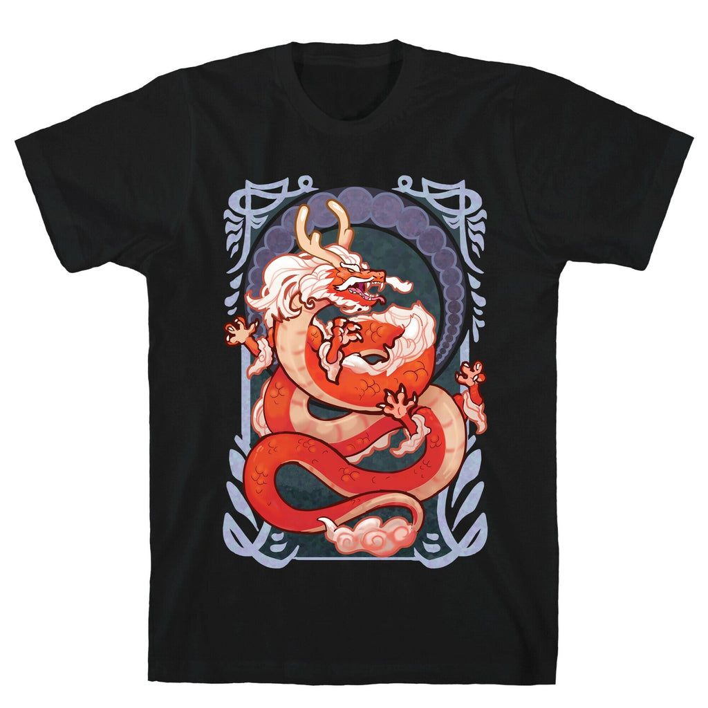 Art Nouveau Dragon T-Shirt Hoodie, Sweatshirt | CoreVibeTees.com (Image 1)
