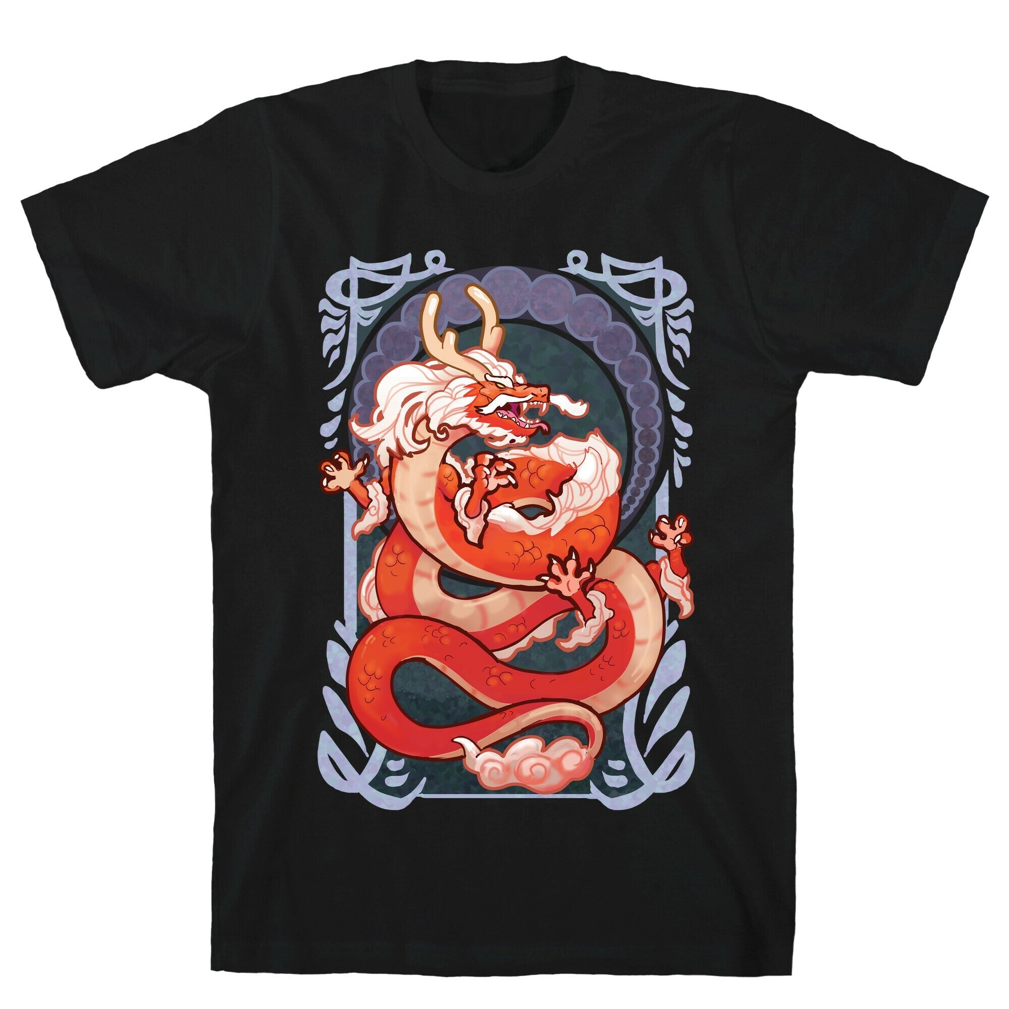 Art Nouveau Dragon T-Shirt Hoodie, Sweatshirt | CoreVibeTees.com (Image 1)