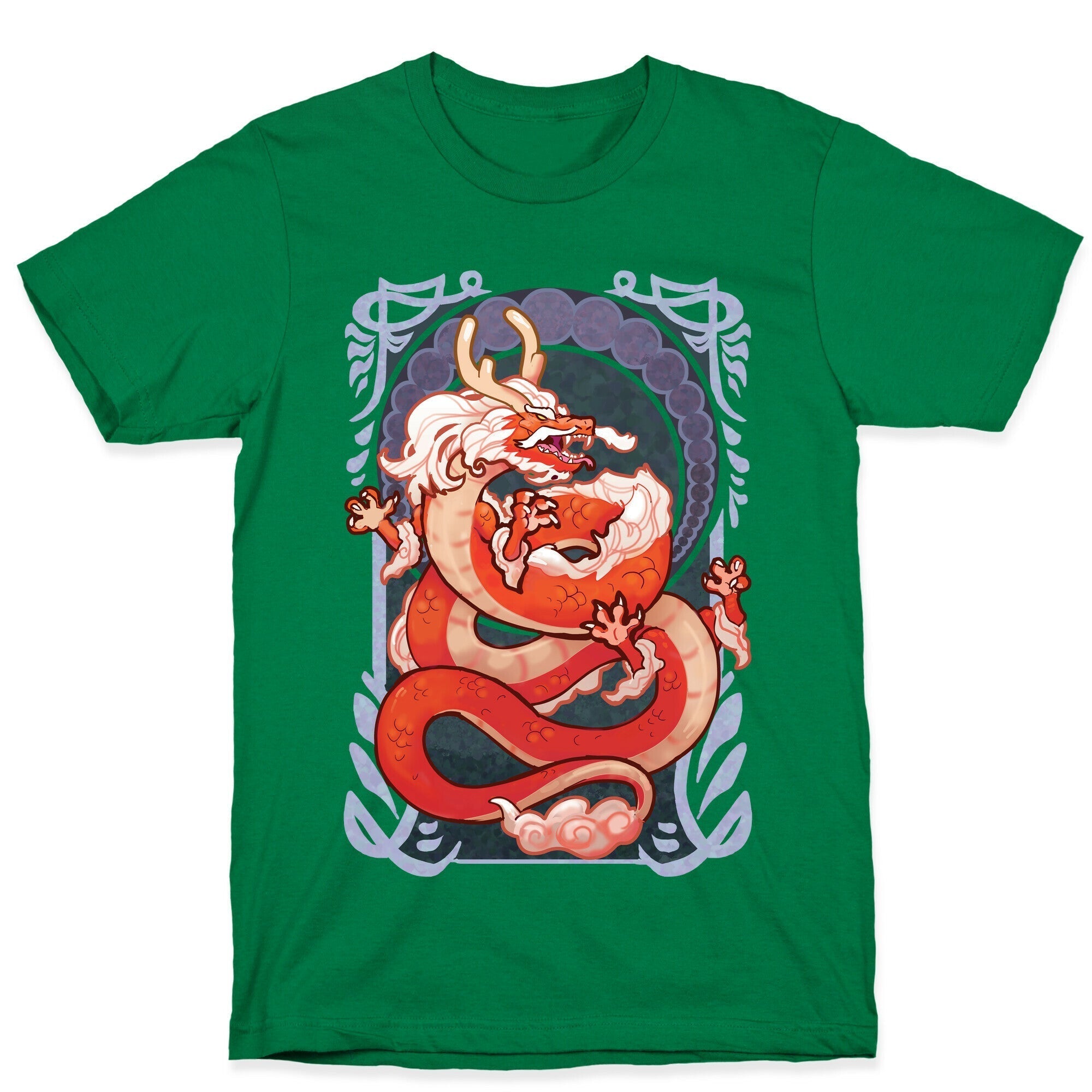 Art Nouveau Dragon T-Shirt Hoodie, Sweatshirt | CoreVibeTees.com (Image 3)
