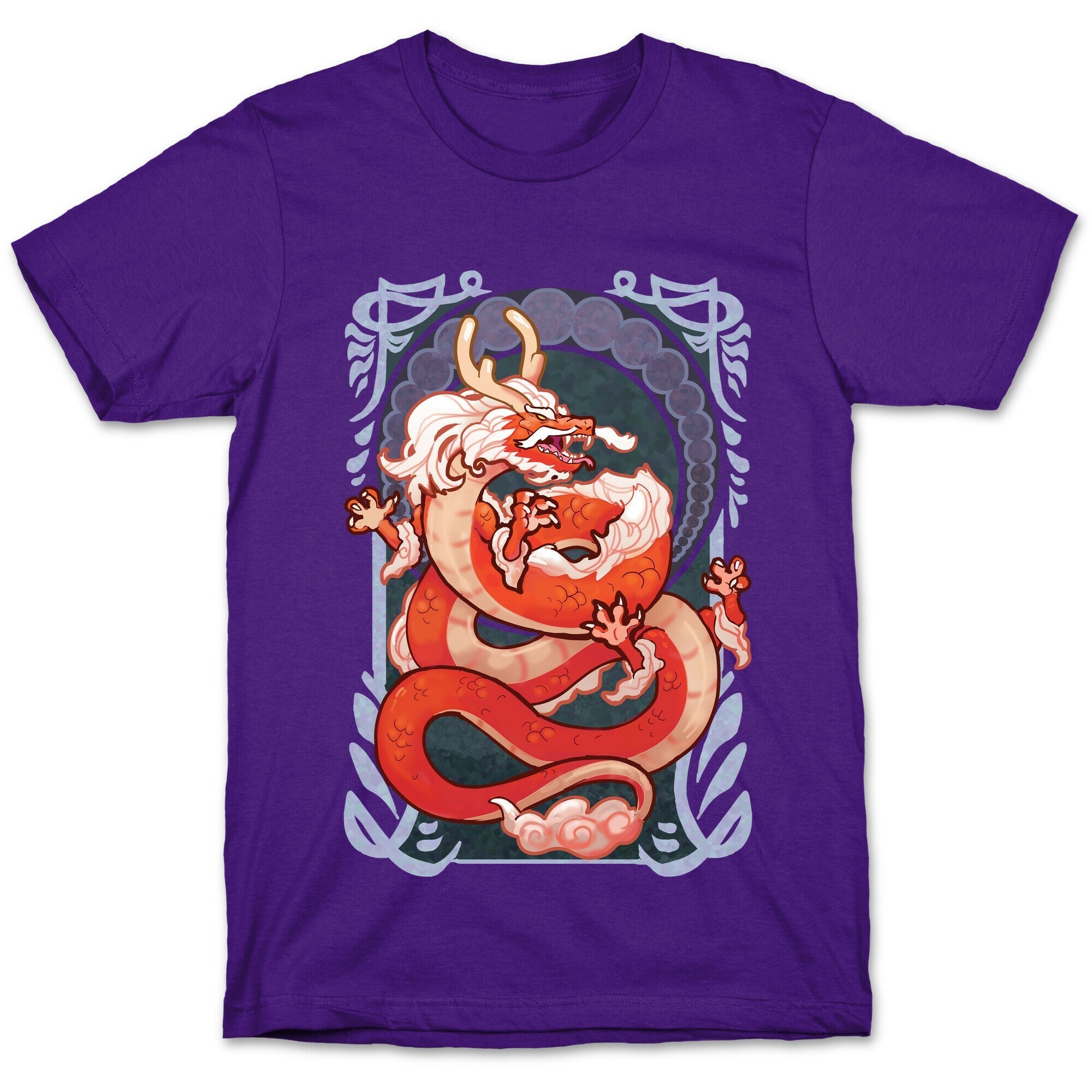 Art Nouveau Dragon T-Shirt Hoodie, Sweatshirt | CoreVibeTees.com (Image 5)