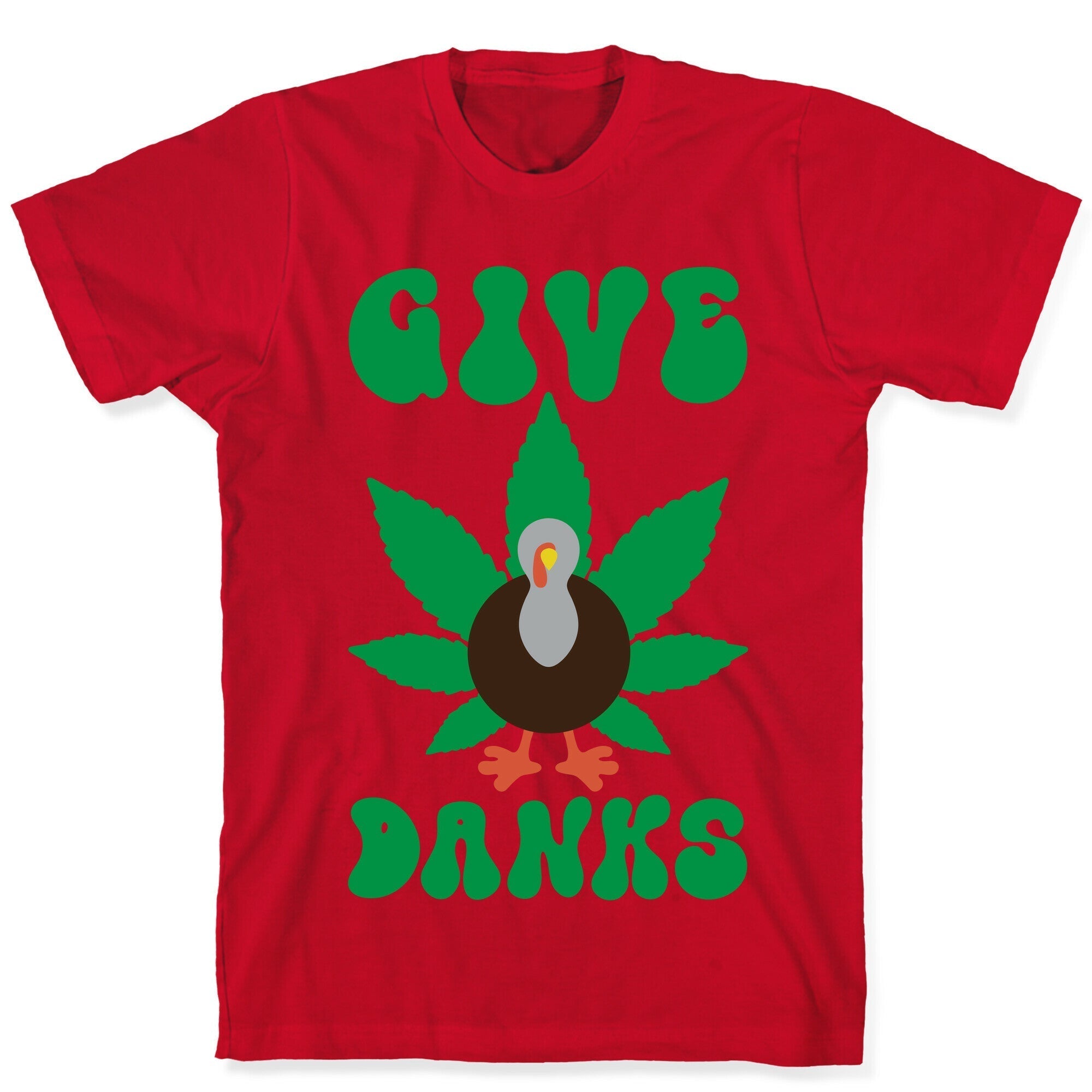 Give Danks Thanksgiving Weed Parody T-Shirt Hoodie, Sweatshirt | CoreVibeTees.com (Image 5)