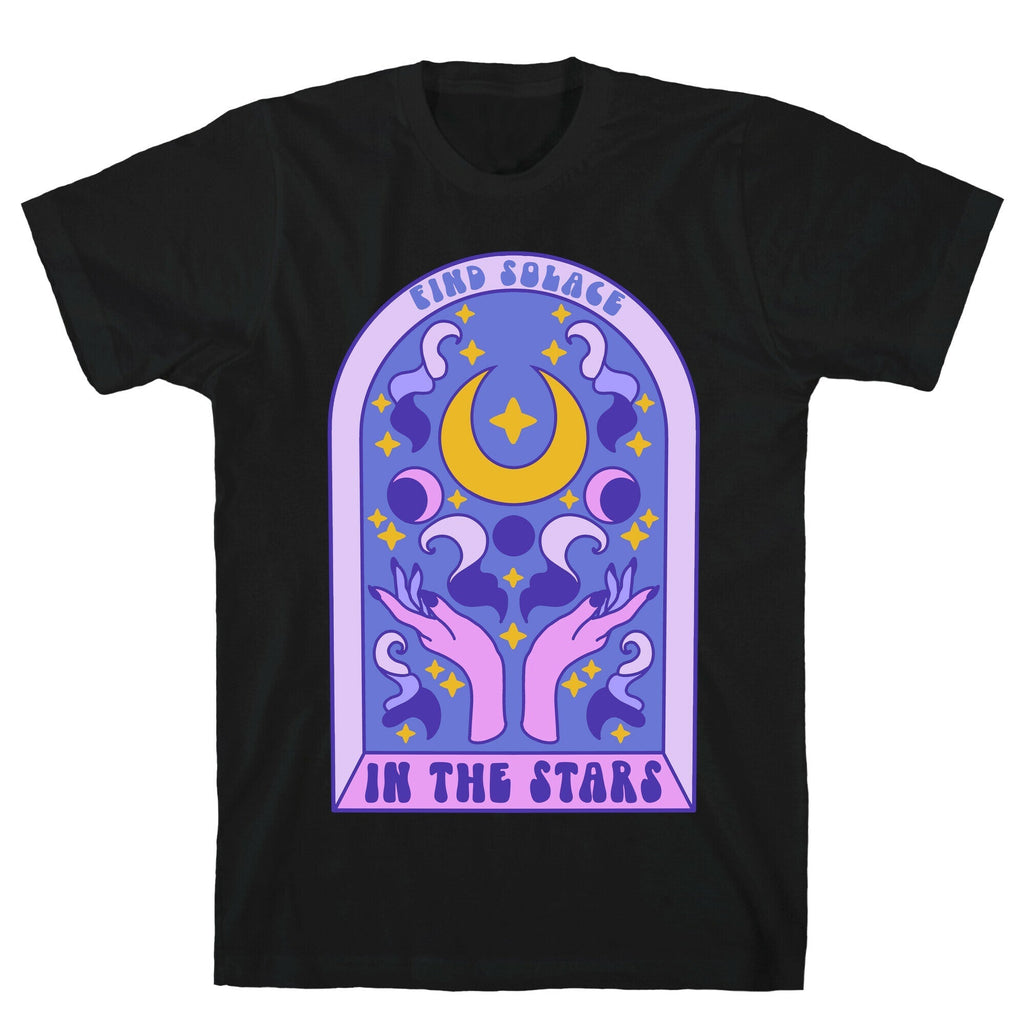 Find Solace In The Stars T-Shirt Hoodie, Sweatshirt | CoreVibeTees.com (Image 1)